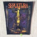 Sepultura - Patch - Sepultura - Chaos A.D. - 1994 Blue Grape - Razamataz - Back Patch