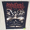 Sepultura - Patch - Sepultura - Aztek Mask - 1992 Blue Grape Merchandising - Razamataz - Back Patch