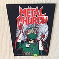 Metal Church - Patch - Metal Church - Fake Healer - Back Patch 1990 - With "Fake Healer" Words