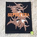 Sepultura - Patch - Sepultura - Logo - 1991 Blue Grape Merchandising - Back Patch - Razamataz