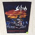 Sodom - Patch - Sodom - Persecution Mania - 1990 EMP Merchandising - Razamataz - Back Patch