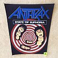 Anthrax - Patch - Anthrax - State Of Euphoria - Vintage Backpatch