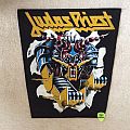 Judas Priest - Patch - Judas Priest - Defenders Of The Faith - Orange Version - Vintage Backpatch