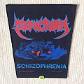 Sepultura - Patch - Sepultura - Schizophrenia - 1991 Blue Grape Merchandising - Razamataz - Back...