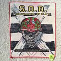 S.O.D. - Patch - S.O.D. - Speak English Or Die - Vintage Back Patch - Red Border