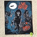 Slayer - Patch - Slayer - Live Undead - Blue Version With Copyright - 1989 Slayer - Back Patch