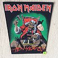 Iron Maiden - Patch - Iron Maiden - Ten Years - 1990 Iron Maiden Holdings Ltd. - Back Patch