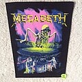 Megadeth - Patch - Megadeth - No More Mr. Nice Guy - 1989 Megadeth - Brockum - Back Patch
