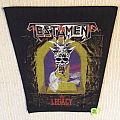 Testament - Patch - Testament - The Legacy - Red Logo - Long Version - Vintage Back Patch