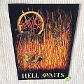 Slayer - Patch - Slayer - Hell Awaits - White Thread - Vintage Back Patch