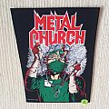 Metal Church - Patch - Metal Church - Fake Healer - 1990 Gnarly Tunes - Back Patch -  Without Fake...