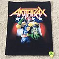 Anthrax - Patch - Anthrax - I Am The Law - 2008 Anthrax - Backpatch - Razamataz