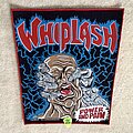 Whiplash - Patch - Whiplash - Power And Pain - 2020 Whiplash Burning Leather Backpatch - Red Border