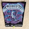 Metallica - Patch - Metallica- Ride The Lightning - Old Backpatch