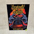 Malevolent Creation - Patch - Malevolent Creation - Retribution - 2023 Burning Leather Backpatch - Black...