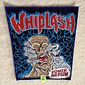 Whiplash - Patch - Whiplash - Power And Pain - 2020 Whiplash Burning Leather Backpatch - Blue...