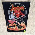 Venom - Patch - Venom - Cronos On Fire - White Thread - Backpatch