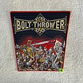 Bolt Thrower - Patch - Bolt Thrower - Warmaster - Woven Backpatch - Red Border