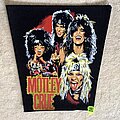 Mötley Crüe - Patch - Mötley Crüe - Band Picture 2 - Yellow/Red Logo - Version 2 - Back Patch