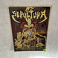 Sepultura - Patch - Sepultura - Arise - Woven Backpatch - Gold Glitter Border