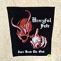 Mercyful Fate - Patch - Mercyful Fate - Don’t Break The Oath - Backpatch - Black Version