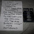 Cancer - Other Collectable - Cancer - Setlist 19.11.02