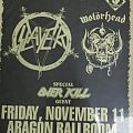 Slayer/Motorhead/Overkill - Other Collectable - Slayer/Motorhead/Overkill Tour Flyer