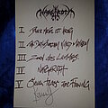 Nargaroth - Other Collectable - nargaroth setlist