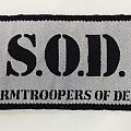 S.O.D. - Patch - S.O.D. original strip patch - circa 1987 - B.M.S.