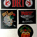 D.R.I. - Patch - D.R.I. strip patch, Guns N Roses - Appetite for Destruction (Skull) patch, Ratt...