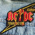 AC/DC - Patch - AC/DC European Tour 80/81