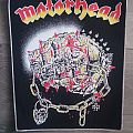 Motörhead - Patch - Motörhead - Devil´s Grip, The Iron Fist Re-print Back Patch (White Border)