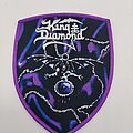 King Diamond - Patch - King Diamond Eye purple