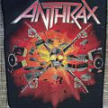 - Anthrax - 1991 printed, rare backpatch