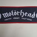 Motörhead - Patch - Motörhead Ace Of Spades Stripe red border