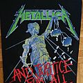 Metallica - Patch - Metallica - And Justice For All Backpatch