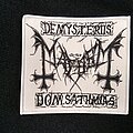 Mayhem - Patch - Mayhem De Mysteriis Dom Sathanas Patch
