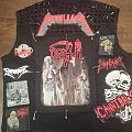 Metallica - Battle Jacket - Black vest, Signed By Cannibal Corpse and Behemoth