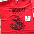 URFAUST - TShirt or Longsleeve - Urfaust Der Zauberer, size L, black on red print