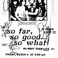 Megadeth - Other Collectable - Megadeth Autographed Flyer