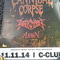 Cannibal Corpse - Other Collectable - Cannibal Corpse  Fetival Poster 2014