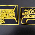 Nuclear Assault - Patch - Nuclear Assault, King Diamond rubber patches MINT