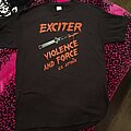 Exciter - TShirt or Longsleeve - Exciter - Violence and Force U.S. Attack Tour Shirt