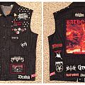 Candlemass - Battle Jacket - Black, white and red vest - one year out