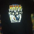 Kiss - TShirt or Longsleeve - KISS (Heaven´s on Fire 1980´s Sticker Shirt)