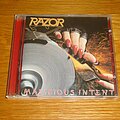 Razor - Tape / Vinyl / CD / Recording etc - Razor - Malicious Intent CD