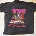 Testament - TShirt or Longsleeve - 1990 Testament Malpractice US Tour Shirt