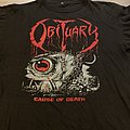 Obituary - TShirt or Longsleeve - Obituary Cause of Death 1990 European Tourshirt