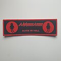 Annihilator - Patch - Annihilator - Alice In Hell mini woven strip patch