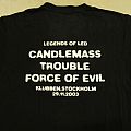 Legends Of Led - TShirt or Longsleeve - T-shirt Stockhom 29.11.2003: Legends of Led, Candlemass, Trouble, Force of evil